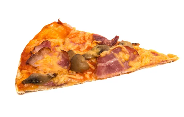 Pizza lunch geïsoleerd — Stockfoto