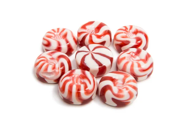 Colored candy on white background — Stock Photo, Image