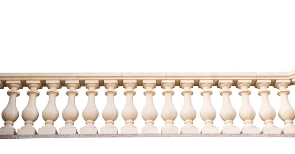 Stenen balustrades, geïsoleerd — Stockfoto