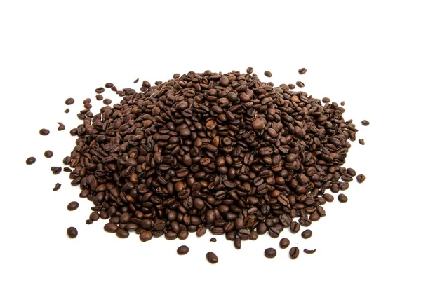 Wyizolowane ziarna kawy — Zdjęcie stockowe