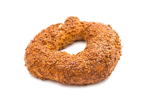 Bakade bagels isolerade — Stockfoto