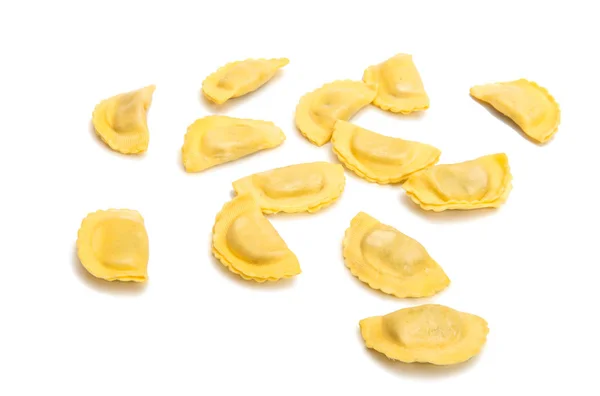 Macarrão italiano Ravioli isolado — Fotografia de Stock