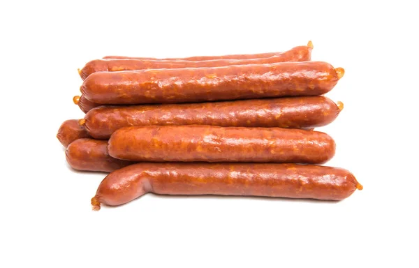 Dried sausages salami — Stock Photo, Image