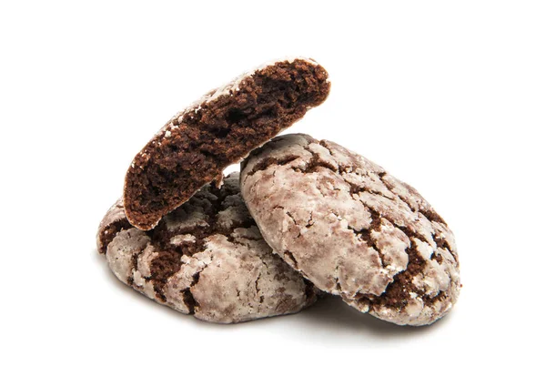 Galletas de chocolate aisladas — Foto de Stock