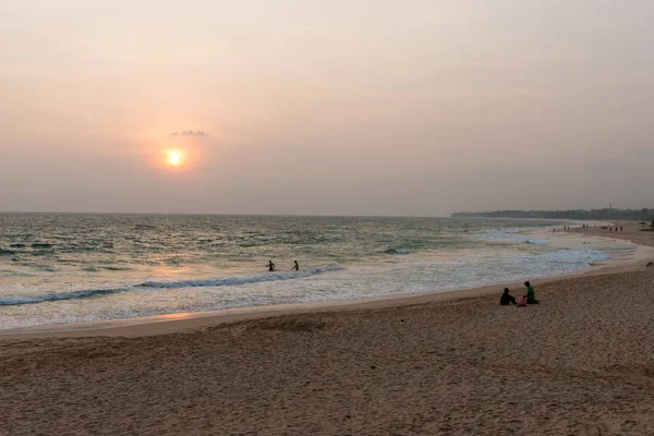 Océan coucher de soleil paysage — Photo