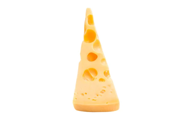 A piece of cheese isolated — Stock Photo, Image