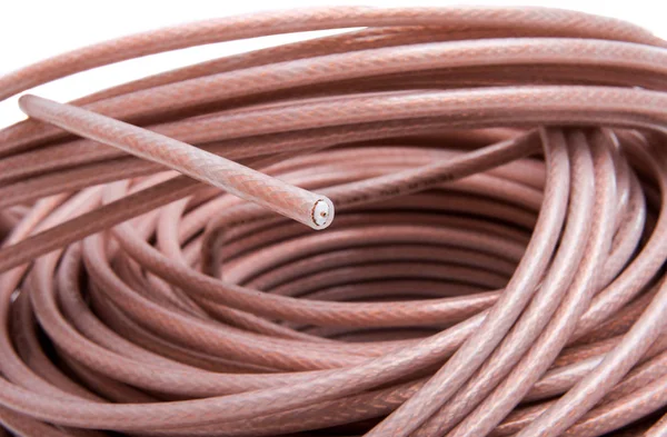 Cable coaxial aislado — Foto de Stock