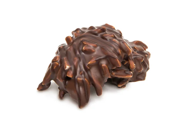 Bisküvi çikolata sır izole — Stok fotoğraf