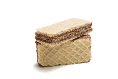 İzole waffle snack 