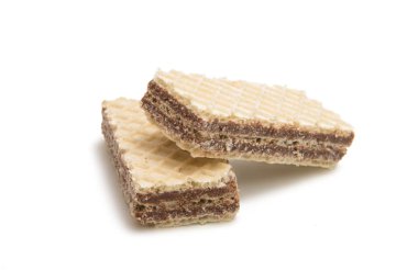 İzole waffle snack 