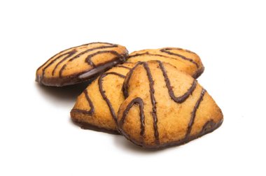 Tereyağlı kurabiye izole 