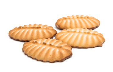 Tereyağlı kurabiye izole 