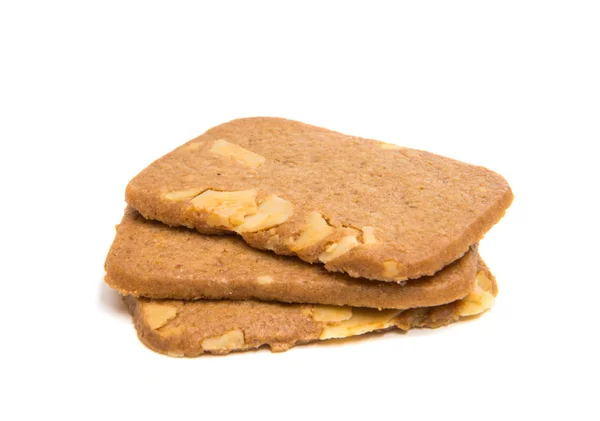 Smör cookies isolerade — Stockfoto
