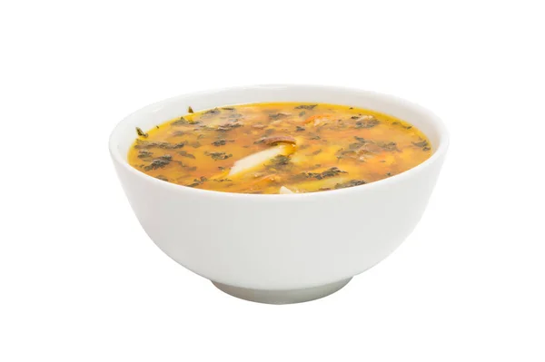 Chicken soup isolated — Stock Photo, Image