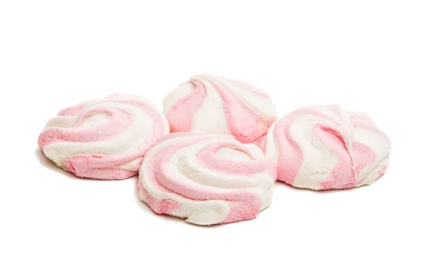 Σπείρα marshmallow απομονωμένες — Φωτογραφία Αρχείου