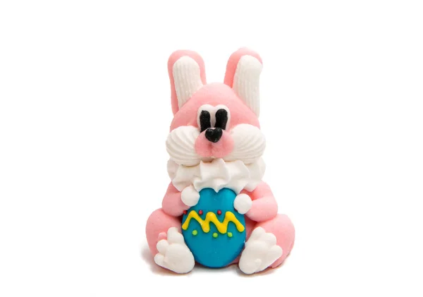 Cukru Wielkanoc królik na białym tle — Zdjęcie stockowe