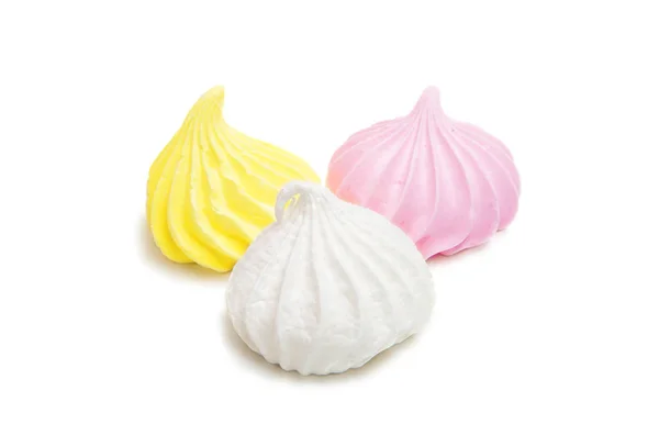 Meringue creme isolated — Stock Photo, Image