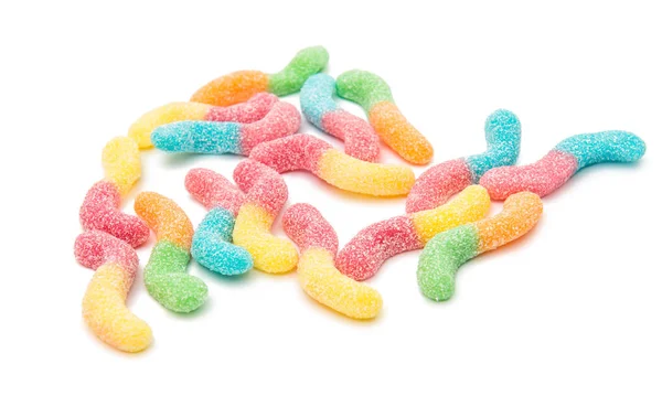 Gummi godis isolerade — Stockfoto