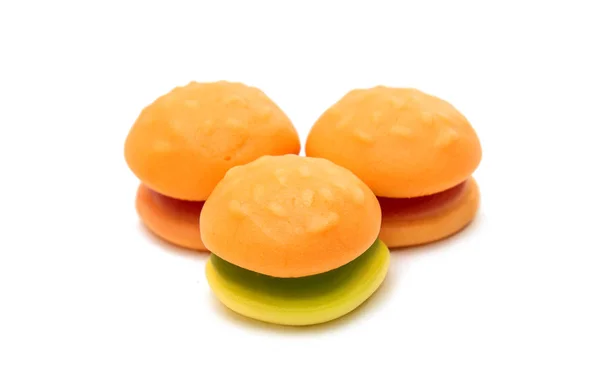 Gummi bomboane izolate — Fotografie, imagine de stoc