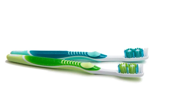 分離された歯科用歯ブラシ — ストック写真