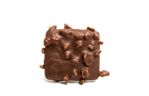초콜릿 고립 된 독일 쿠키 — 스톡 사진
