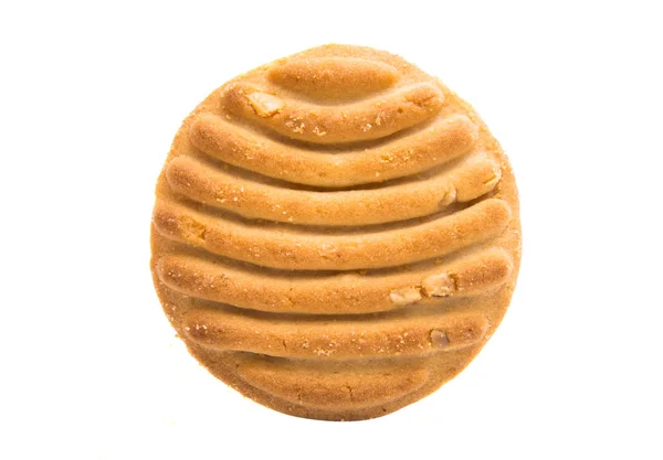 Boter koekjes geïsoleerd — Stockfoto
