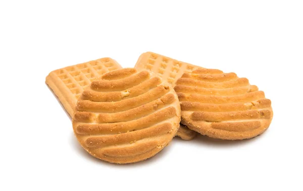 Biscuits au beurre isolés — Photo