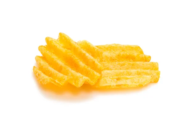 Batatas fritas onduladas — Fotografia de Stock