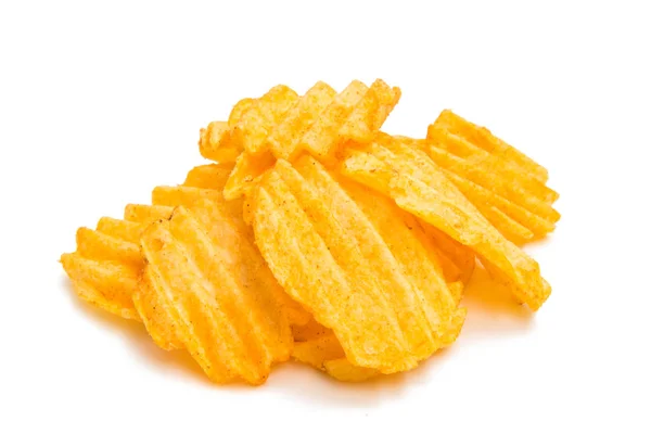 Vågig potatischips — Stockfoto