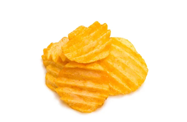 Wavy potato chips — Stock Photo, Image