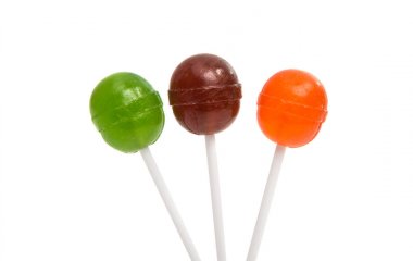 lolipop izole bir sopa 