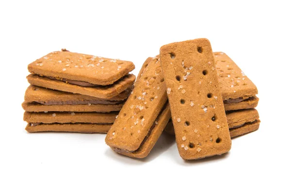 Galletas doble aislado — Foto de Stock