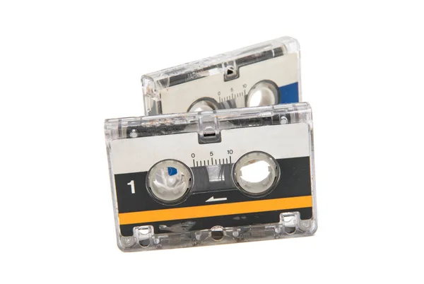 Retro cassette geïsoleerd — Stockfoto