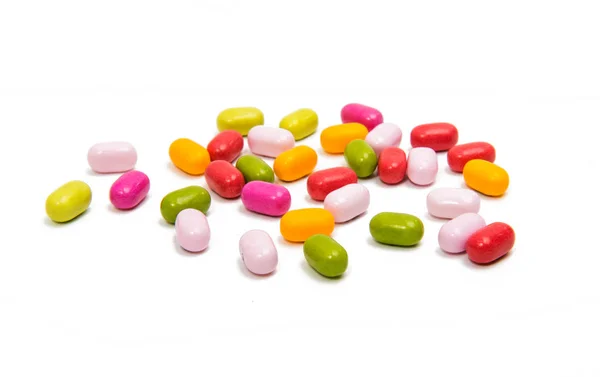 Color jelly beans aislado —  Fotos de Stock