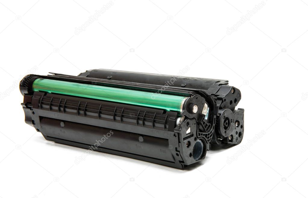 Cartridge for laser printer isolated 