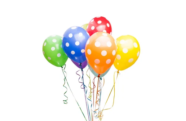 Palloncini colorati isolati — Foto Stock