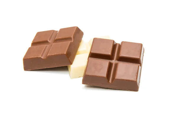 Chocolade dessert geïsoleerd — Stockfoto