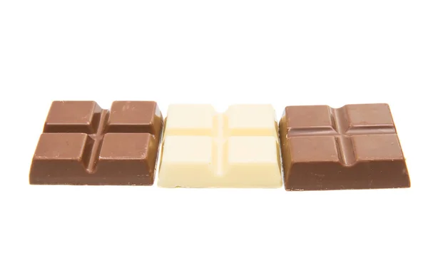 Sobremesa de chocolate isolado — Fotografia de Stock