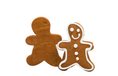 Zencefilli kurabiye adam dekore edilmiş