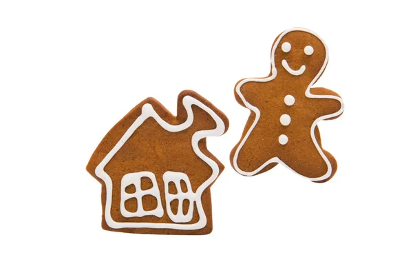 Gingerbread man decorated — Stock Photo, Image