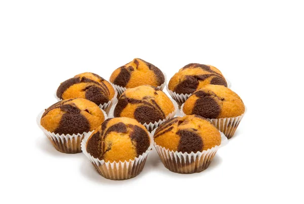 Kleine runde Muffins — Stockfoto