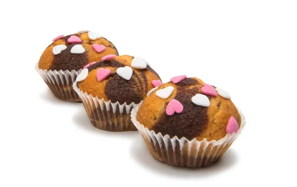 Piccoli muffin rotondi — Foto Stock