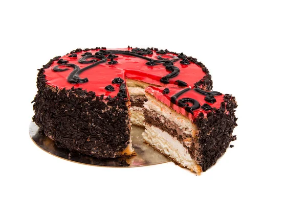 Biscuit cake dessert — Stock Photo, Image
