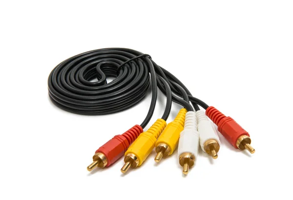 Video Audio connectors isolated — Stock Photo, Image