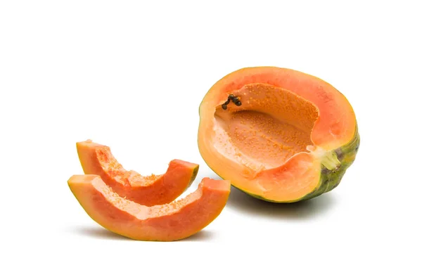 Сочная папайя — стоковое фото