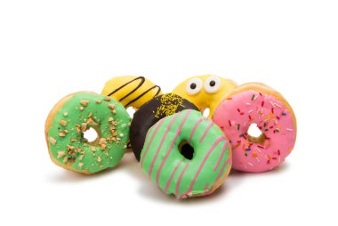 sırlı donuts yuvarlak