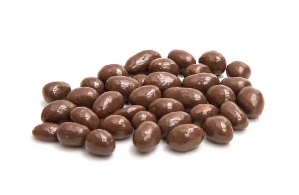 Amandelen in chocolade glazuur — Stockfoto