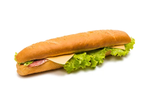 Σύνθετο σάντουιτς που τρώτε — Φωτογραφία Αρχείου