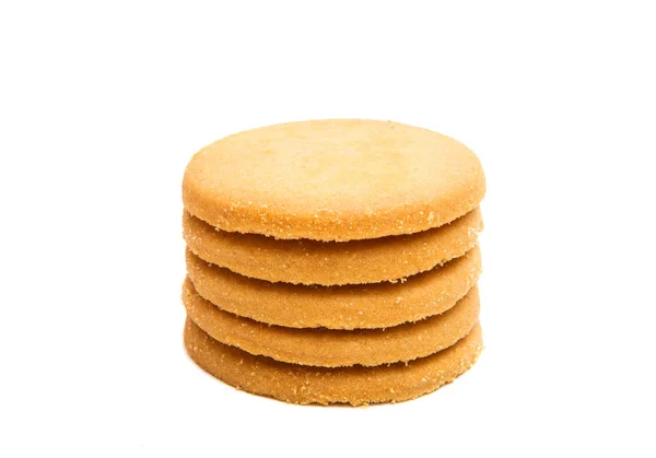 Galletas redondas de mantequilla —  Fotos de Stock