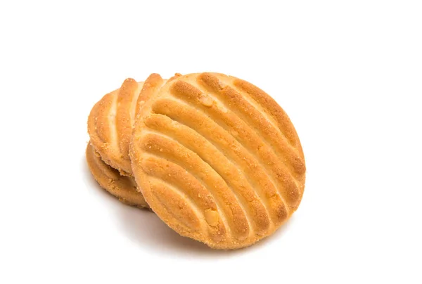 Biscuits au beurre isolés — Photo